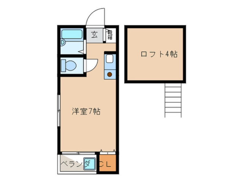 間取図 ウィステリア貝塚