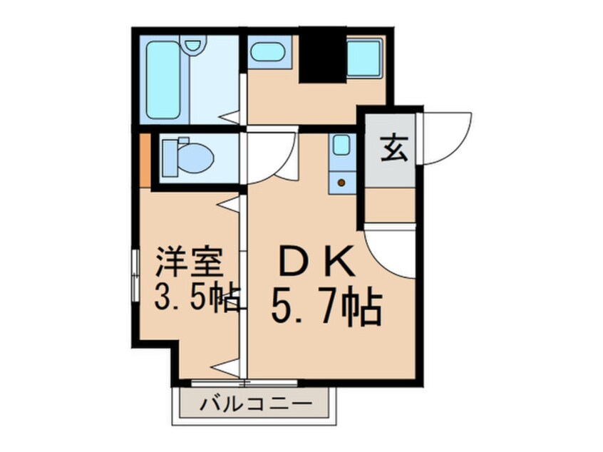 間取図 カルチェ室見