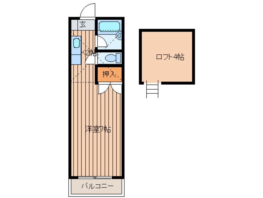 間取図 マキシム空港前Ⅲ