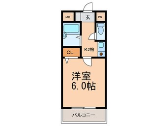 間取図 ユートピアマンション住吉