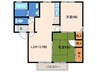 エレガンス 2LDKの間取り