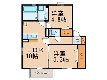 間取図 グリーン・ガーデン