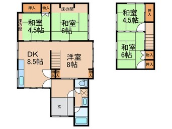 間取図 海老津駅南1丁目戸建