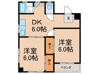 間取図 角ビル