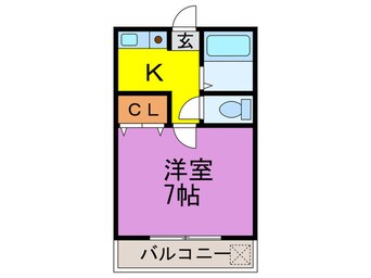 間取図 ミ・カーサ井尻