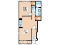 エクセラン依井　Aの間取図