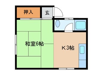 間取図 ＫＫコーポ