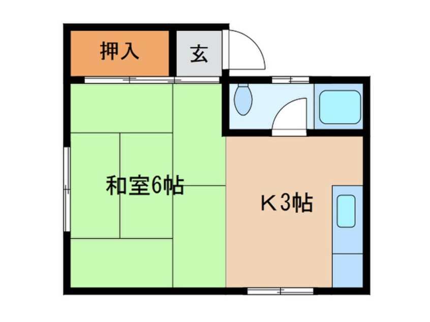 間取図 ＫＫコーポ