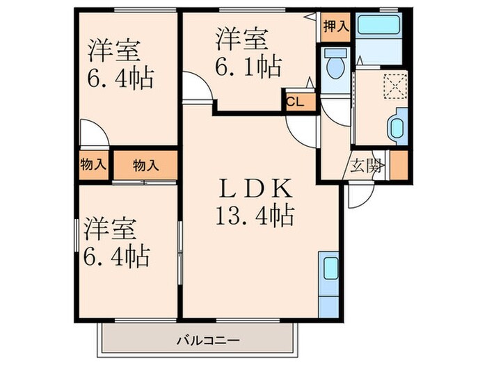 間取り図 コモンシティ志井ⅡＥ棟