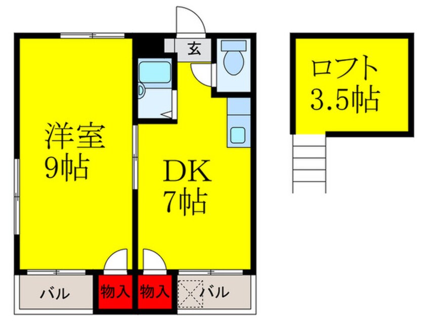 間取図 第29シティーコート春日Ⅲ