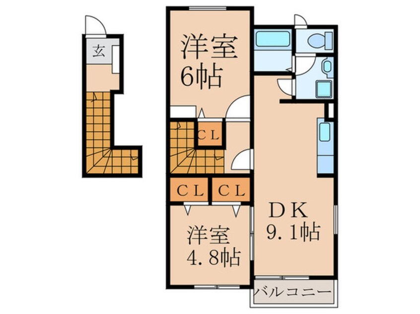 間取図 ベル・フィオーレ　Ａ棟
