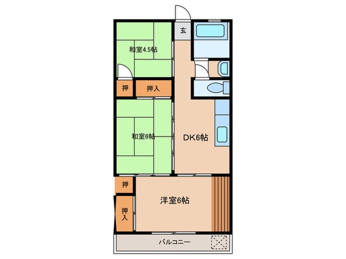 間取り図 原グリ－ンハイツ