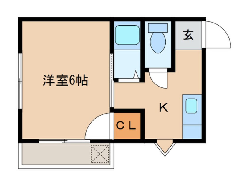 間取図 メゾン・ド・姪浜