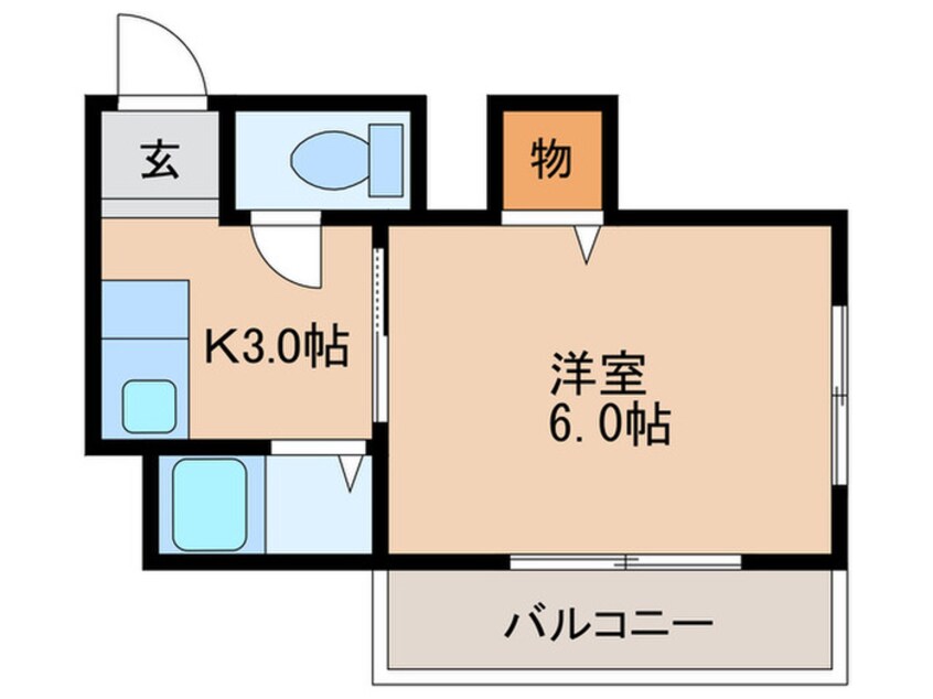 間取図 メゾン・ド・姪浜