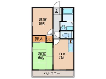 間取図 フォブール合川