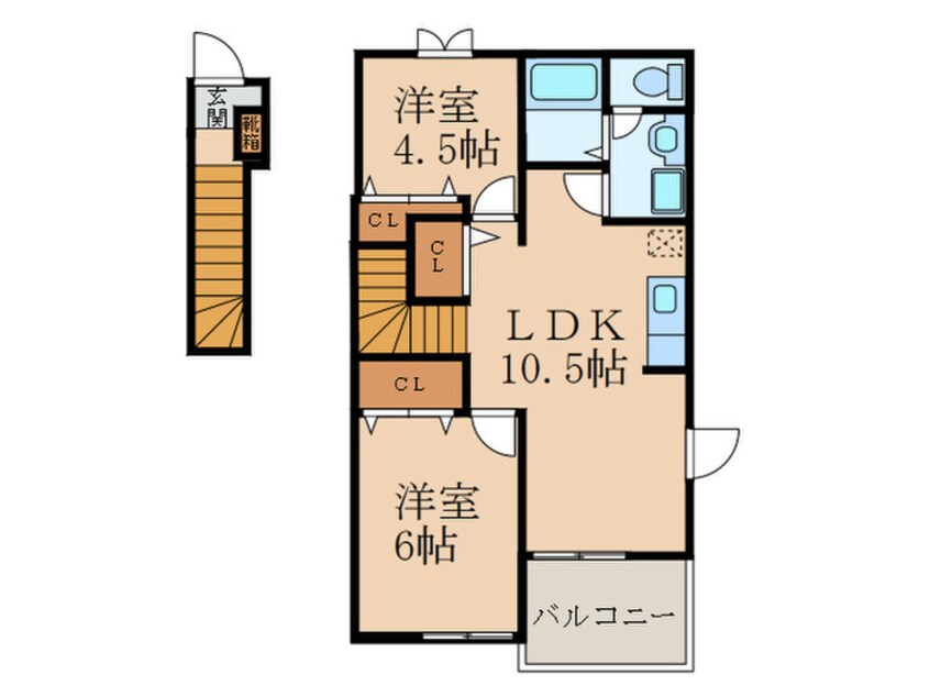 間取図 グレイスフル高蔵