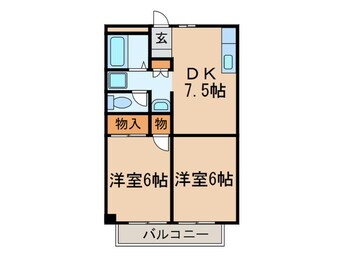 間取図 リヴィエ－ルＡ