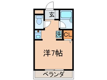 間取図 グリ－ンビルナカムラ