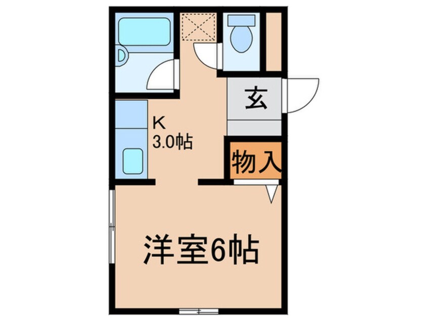 間取図 グリ－ンビルナカムラ