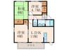 ソシア平尾　Ｂ棟 3LDKの間取り