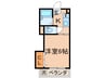 ハイスランドマンション 1Kの間取り