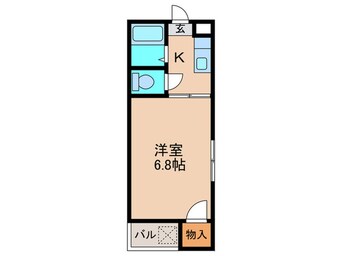 間取図 クレッシェンド千代ヶ崎