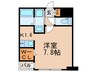 ｴﾝｸﾚｽﾄﾍﾞｲ天神東Ⅲ（203） 1Kの間取り