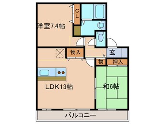 間取図 フォブール善導寺