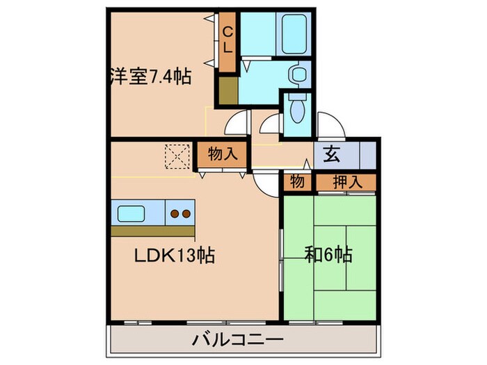 間取り図 フォブール善導寺