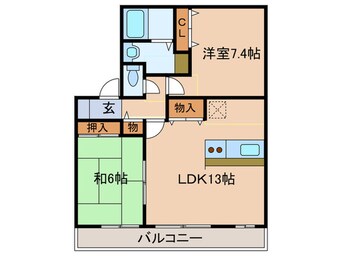 間取図 フォブール善導寺