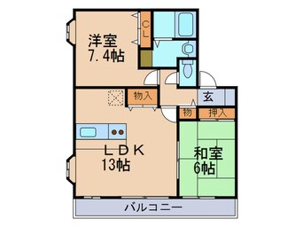 間取図 フォブール善導寺