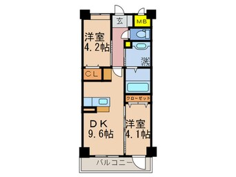 間取図 グランビュー黒崎南