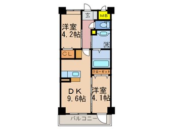 間取図 グランビュー黒崎南