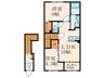 ピースタウン原町 2LDKの間取り