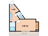 コスモビレッジ 1Kの間取り