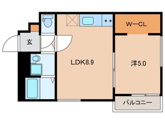 間取図 Crecia和白東Ⅳ