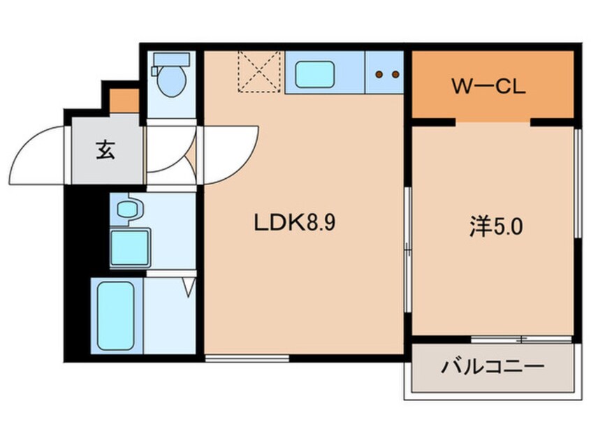間取図 Crecia和白東Ⅳ