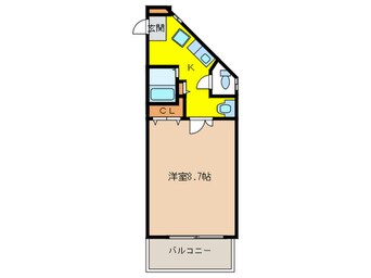 間取図 プルメリア大橋