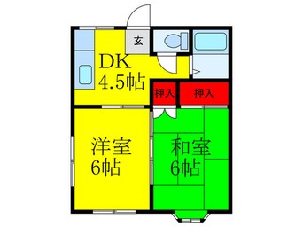 間取図 サブ・ハウス白木原