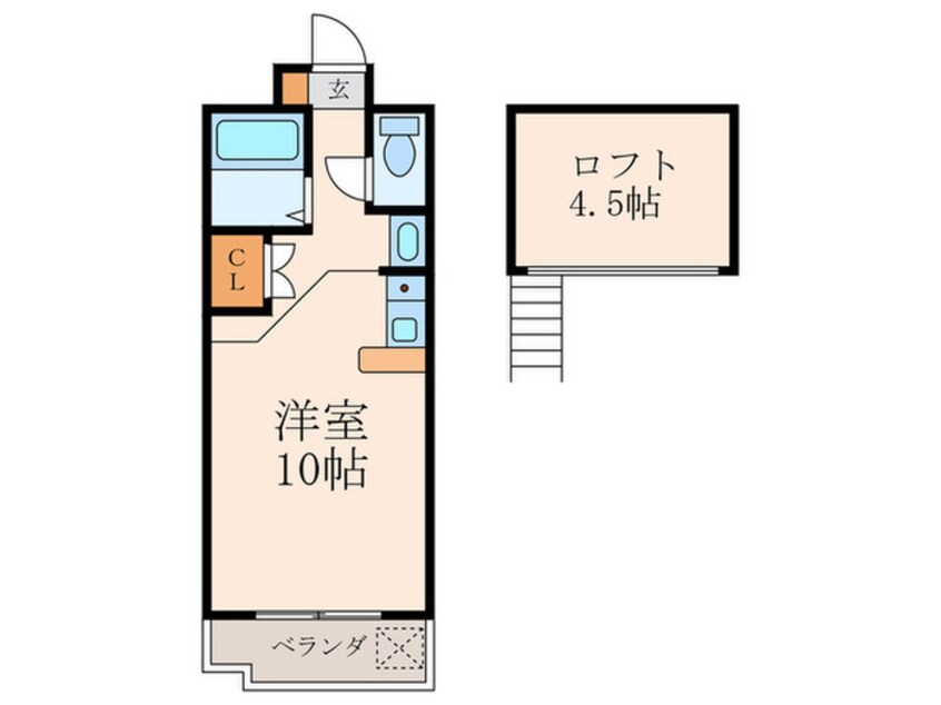 間取図 ベルガ清水