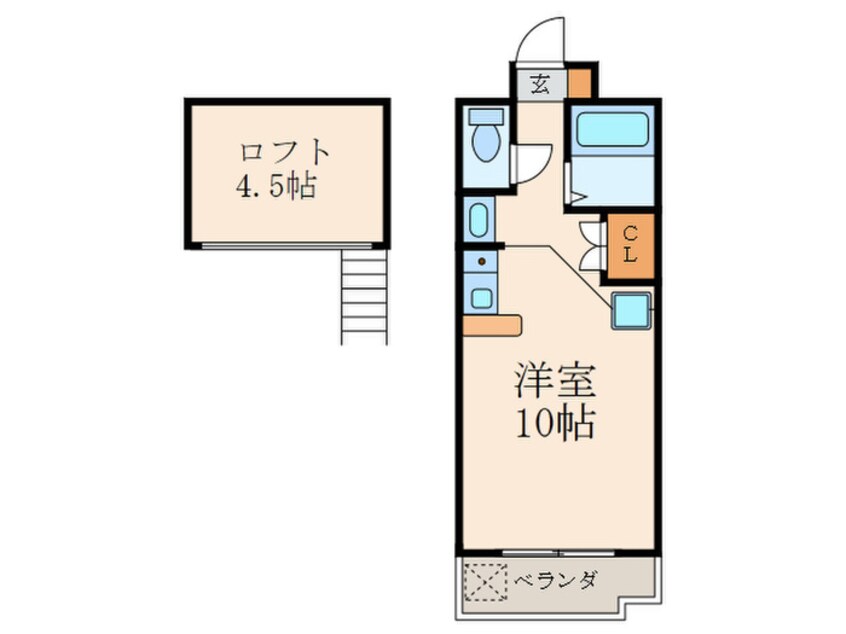 間取図 ベルガ清水