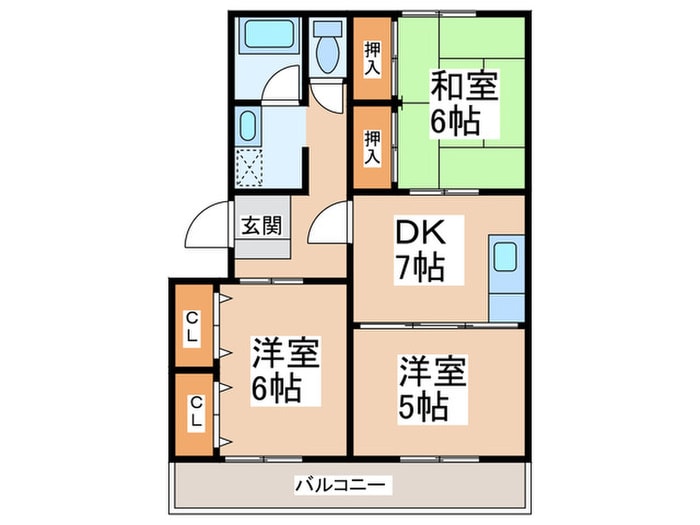 間取り図 黒坂壱番館