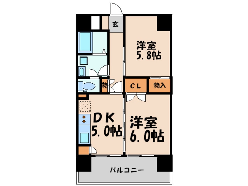 間取図 高倉マンション