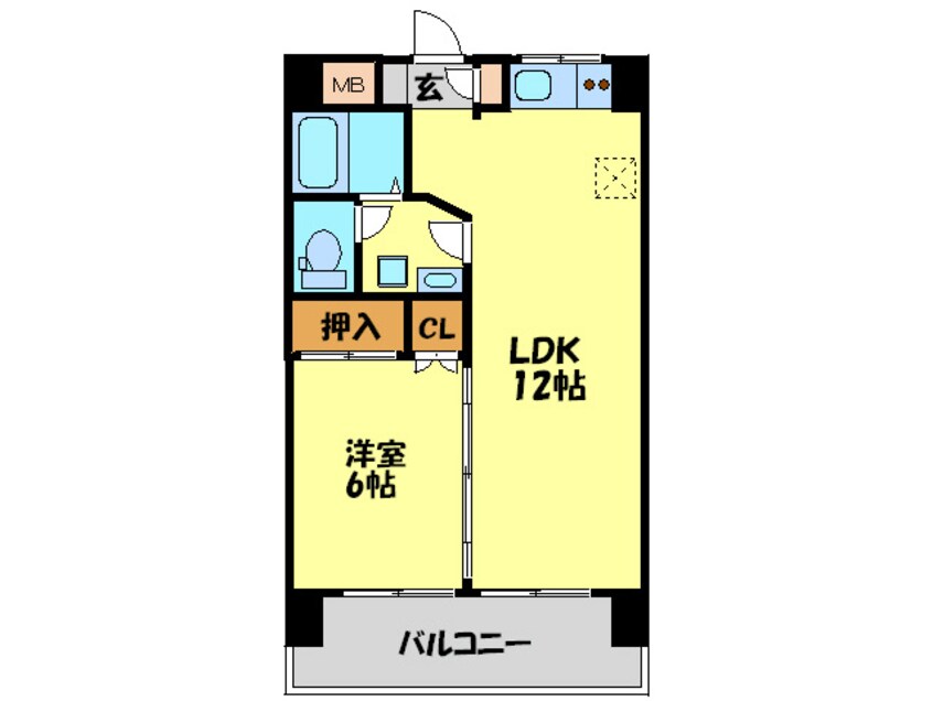 間取図 高倉マンション