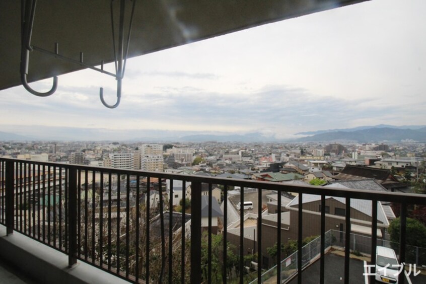 室内からの展望 高宮台ハイツ
