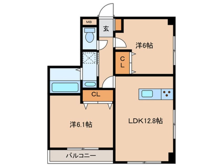 間取図 マルエイ桜坂