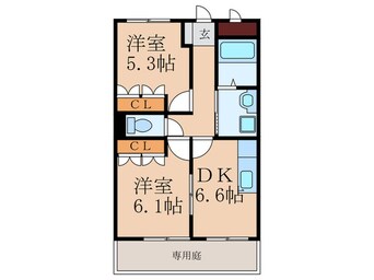 間取図 カメリアグランデⅠ