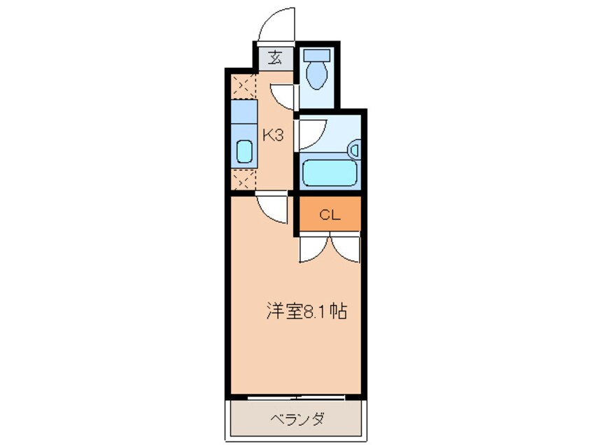 間取図 エフズ・フラッツ古船場