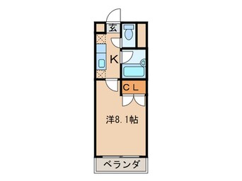 間取図 エフズ・フラッツ古船場