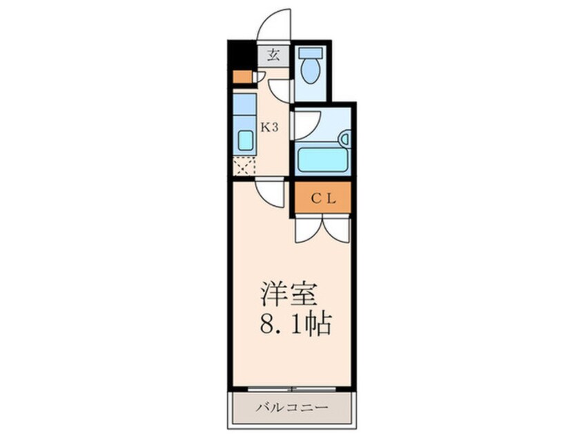 間取図 エフズ・フラッツ古船場